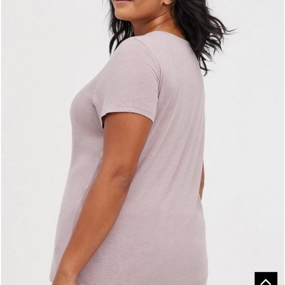 Torrid Mauve Graphic Tee - Picture 3 of 10